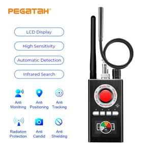 K88 숨겨진 장치 감지기 LED 디스플레이 안티 솔직한 카메라 감지기 헌터 GPS 버그 미니 카메라 RF 신호 스캐너 카메라 파인더