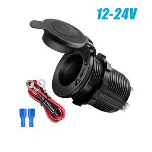 담배 라이터 소켓 자동차 해양 오토바이 ATV RV 라이터 소켓 전원 콘센트 소켓 콘센트 12V 방수 플러그