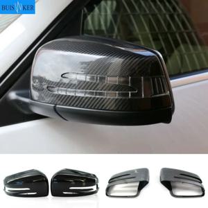 메르세데스 벤츠 A B C E S CLA GLA GLK 클래스 W176 W246 W204 W212 W221 C177 X204 X156 탄소 섬유 자동차 백미러 커버