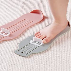 1pc-아기 발 눈금자 어린이 발 길이 측정 장치 어린이 신발 계산기 어린이 유아 신발 피팅 게이지 도구