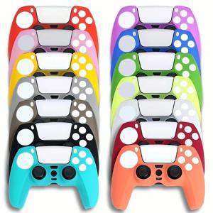 PS5 컨트롤러 스킨 미끄럼 방지 실리콘 슬리브, 보호 슬리브, 핸들 슬리브, 방진, PS5 플레이스테이션용