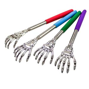 스테인레스 스틸 백 Scratcher 텔레스코픽 긁는 마사지 확장 가능한 가려움증 노인 행복한 건강 제품 Hackle 수공예품