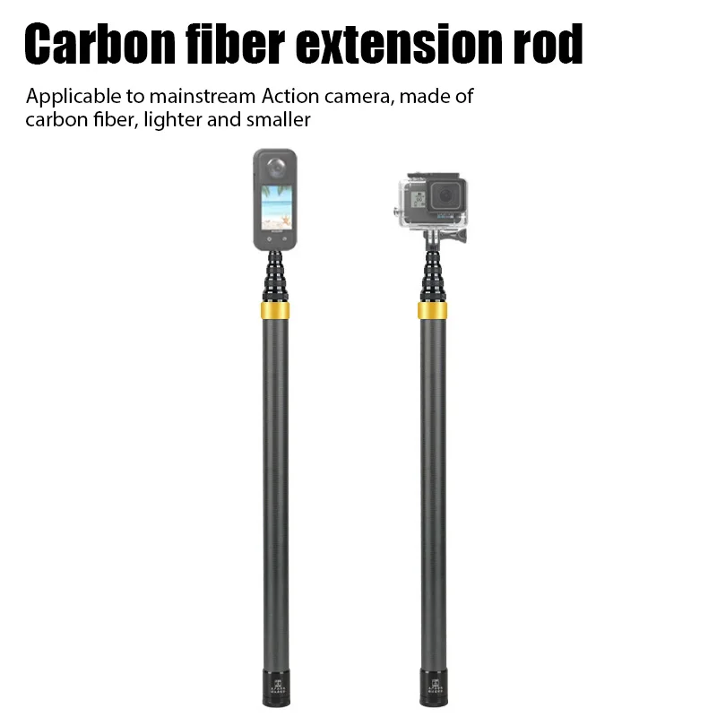 Insta360 X3 GO 3 액션 4 GoPro 셀카 스틱 액세서리 용 290CM 탄소 섬유 보이지 않는 확장 에디션 셀카 스틱