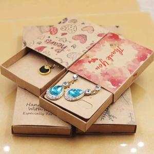 DIY 멀티 선물 상자 수제 사랑 웨딩 상자 Dreamcatcher 쥬얼리 목걸이 펜던트 상자 귀걸이 상자 12pc + 로트 당 12 내부 카드