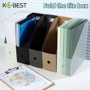 A4 접이식 사무실 데스크탑 파일 정리함, 도서 보관함, 방수 학생 책꽂이 및 보관함