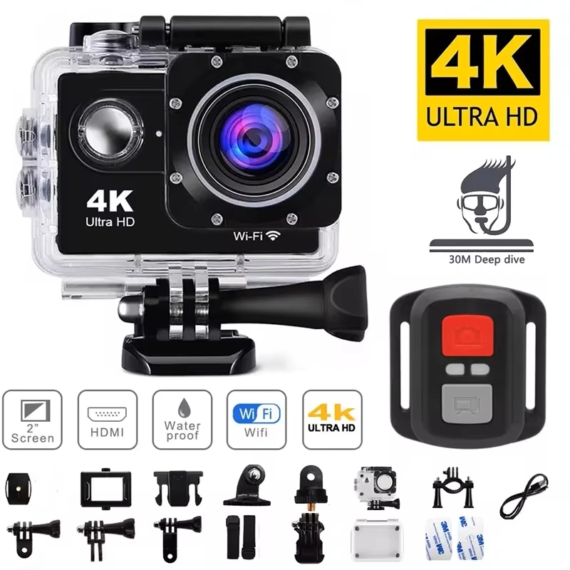 4K 액션 카메라 1080P/30FPS WiFi 2.0 