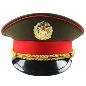 영국 패션 레드 성능 모자 녹색 군사 모자 봄 육군 모자 흰색 캡틴 모자 성인 코스프레 큰 경찰 모자