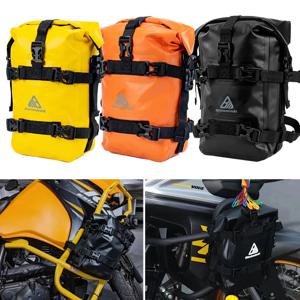 1/2PC 오토바이 범퍼 가방 BMW R1200GS R1250GS ADV 혼다 NC750X CB500X 방수 크래시 바 가방 범퍼 수리 도구 가방