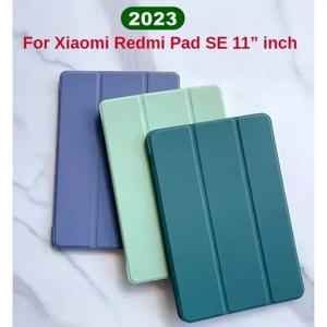 Xiaomi Mi Pad 5 /MiPad 5 Pro 11 인치 5G Xiaomi Pad 6/6 Pro 플립 케이스 용 Xiaomi Redmi Pad SE 11 2023 용 Trifold 타블렛 케이스