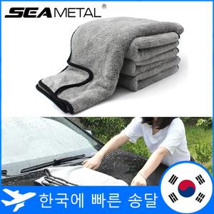SEAMETAL 마이크로 화이버 세차 타월 울트라 소프트 자동차 청소 타월 자동차 디테일링을위한 높은 흡수성 건조 천 워시 타월