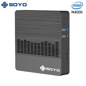 SOYO M2 미니 PC: 강력한 6GB RAM, 64GB EMMC, Intel N4000, Windows 11 - 컴팩트하고 가정, 비즈니스 및 게임에 이상적