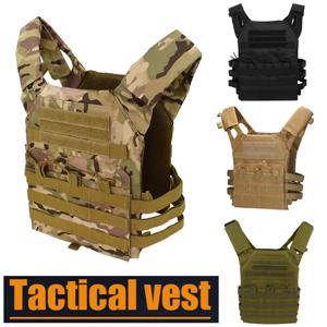 나일론 전술 조끼 바디 갑옷 사냥 캐리어 Airsoft 액세서리 전투 MOLLE Camo 군대 조끼 CS 게임 정글 장비
