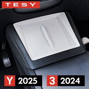 테슬라 모델 Y 출시 2025 모델 3 2024 하이랜드 무선 충전 실리콘 패드 커버 보호대 센터 제어 하단 매트