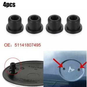 4pcs 자동차 앞 후드 로고 트렁크 엠블럼 그로멧 51141807495   BMW 3/5/6/7 시리즈 E21 E81 E87 E88 F20 E36 E46 E90 E91 E92
