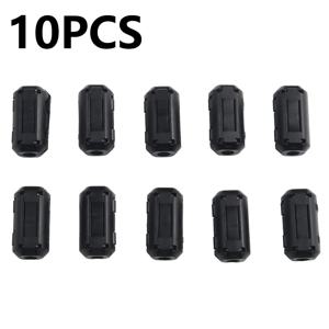 10pcs TDK 링 코어 페라이트 비드 클램프 초크 코일 RFI EMI 노이즈 필터 링 클립 케이블 마그네틱 스냅 온 배선 케이블 클립