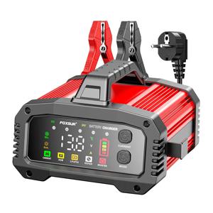 휴대용 25A/15A 스마트 자동차 배터리 충전기 12V-24V 오토바이 납 산성 AGM 젤 LiFePo4 배터리 자동차 부스터 펄스 수리