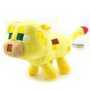 Ocelot 플러시 장난감 24cm 노란색 게임 MC Ocelot 고양이 플러시 장난감 인형 부드러운 인형 동물 장난감 Brinquedos 어린이를위한 어린이 선물