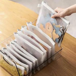 3pcs 메쉬 지퍼 주머니 A4A5A6 학생 방수 우편 파일 가방 메이크업 가방 학교 사무용품 기타 스토리지 주최자