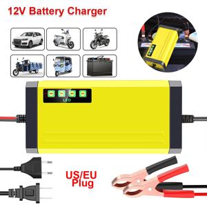 220V 전원 펄스 수리 충전기 자동차 배터리 충전기 12V 2A LED 디스플레이 모토 트럭 배터리 충전기 습식 건식 납 산성 배터리
