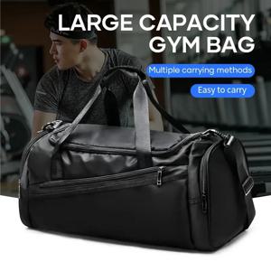 Likros 스포츠 체육관 가방 여행 더플 백, 신발 칸막이 포함, 40L 경량 접이식 더플 백, 운동 가방, 남녀공용