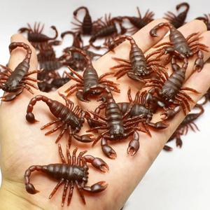 10/5PCS 인공 가짜 바퀴벌레 전갈 지네 참신 현실적인 트릭 플라스틱 실물 같은 곤충 까다로운 장난 장난감