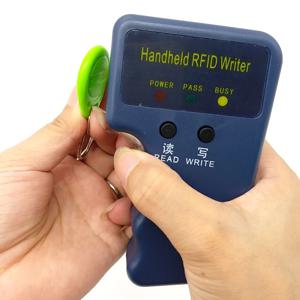 휴대용 125KHz RFID 카드 복사기 작가 복사기 프로그래머 리더 + EM4305 T5577 재기록 가능한 RFID 태그 Keyfobs 카드