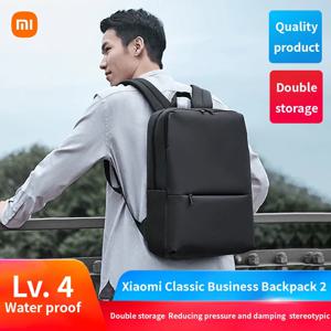 Xiaomi 클래식 비즈니스 배낭 패션 노트북 가방 남성과 여성 여행 대용량 배낭.