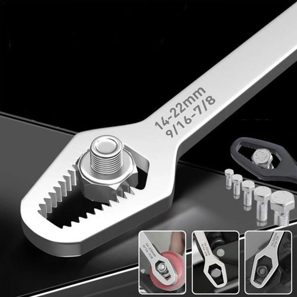 8-22mm 범용 Torx 렌치 자체 조임 조정 가능한 안경 렌치 보드, 더블 헤드 Torx 스패너 공장용 수공구