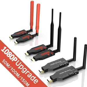 1080P 150m 무선 HDMI 익스텐더 1 TX ~ 4 분배기 비디오 송신기 수신기 PS4 카메라 노트북 PC-TV 모니터 프로젝터