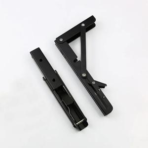 1pc 헤비 듀티 접이식 선반: 90 °   각도 조절이 가능한 장식 테이블 및 고품질 금속 벽면 수납 브래킷