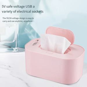 휴대용 USB 물티슈 히터, 아기 일정 온도, 무선 자동차 충전, 뜨거운 젖은 여행 물티슈, 핫 박스