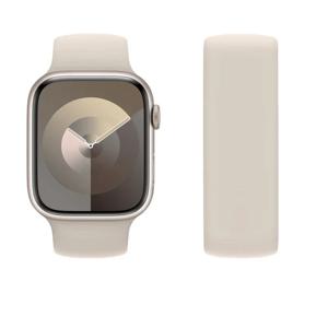 애플 워치 밴드용 솔로 루프 실리콘 40mm 44mm 45 41 49mm 42mm 46mm 38 팔찌 iwatch 시리즈 11 10 9 8 7 6 se3 ultra2 스트랩