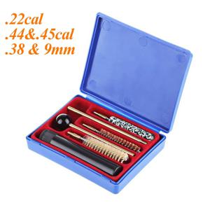 전술 총 청소 도구 키트 .22cal / .44&.45cal / .38 & .357& 9mm 사냥 총 청소 키트용 권총 소총 총 청소 키트