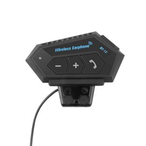 Kebidumei Moto 블루투스 무선 소음 제거 헬멧 헤드셋 핸즈프리 BT V4.2 인터콤 핸즈프리(오토바이용 마이크 포함)