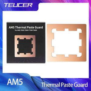 TEUCER AM5 열 페이스트 가드 칩 방열 갑옷 커버 구리 AMD 7950X 7900X 7700X 7600X CPU 플레이트 갑옷