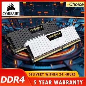 CORSAIR DDR4 RAM 데스크탑 메모리 Vengeance 16GB 8GB 3200MHz 3600MHz Dimm Memoria Rams PC4 게임 메모리 지원 마더보드