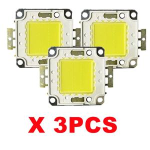 3pcs 10W 20W 30W 50W 100W LED 구슬 빛 DC12V-36V 매트릭스 COB 통합 LED 램프 칩 SMD DIY 투광 조명 스포트라이트 전구