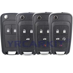 Buick Chevrolet Cruze Epica Lova Camaro Impala Aveo Malibu Sail Orlando Trax Spark 원격 키 쉘 2345 버튼 용 자동차 키 케이스