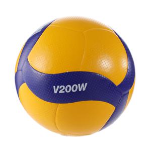 V200W V300W 배구 파란색 노란색 크기 5 청소년 및 성인을 위한 고급 PU 핫 글루 배구