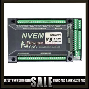 최신 CNC 모션 컨트롤러 300KHz NVEM V5 업그레이드 3축 4축 5축 6축 mach3 제어 카드 이더넷 인터페이스