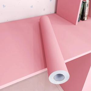 솔리드 컬러 스티커 자기 접착 방수 PVC 침실 기숙사 옷장 벽 혁신 벽지 DIY 홈 장식