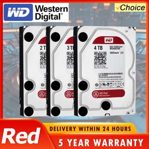 웨스턴 디지털 WD 레드 NAS 하드 디스크 드라이브, 데스크탑용 내장 하드 드라이브, SATA 6 Gb/s 64MB 캐시, 4TB, 2TB, 3TB, 6TB, 3.5 인치