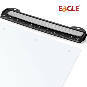 Eagle 3홀 종이 펀처, 통합 눈금자 포함, 5매 용량, 링 바인더, 사무실 및 학교 용품 문구용