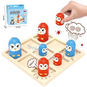 미니 고급 tic tac toe 파티 보드 게임 퍼즐 가족을 위한 대화형 게임 전투 경쟁 데스크탑 게임 생일 선물