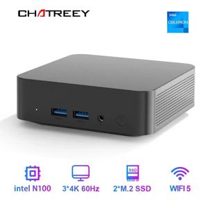 T9 미니 PC Intel Alder Lake N100 Windows 11 초소형 포켓 컴퓨터 듀얼 SSD 전체 기능 Type-C 4K 60Hz RGB 출력