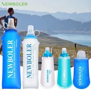 150/250/300/500/750ml 야외 접이식 실리콘 물린 크기 물병 러닝 캠핑 하이킹 여행 편리한 물병