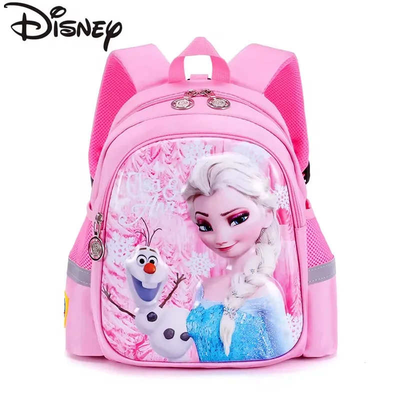 디즈니 유치원 Schoolbag 만화 엘사 숄더 가방 소녀 소년 핸드백 아기 어린이 배낭 아이 냉동 Schoolbag 배낭