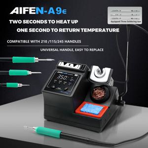 AIFEN A9E 납땜 스테이션 호환 기존 납땜 인두 팁 210/245/115 핸들 제어 온도 용접 재 작업 스테이션