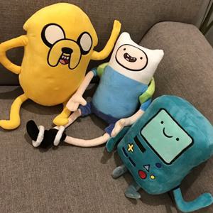 28-42cm 핀 제이크 BMO 소프트 박제 동물 인형, 크리에이티브 어드벤처 시간 봉제 장난감, 만화 인형 어린이 선물