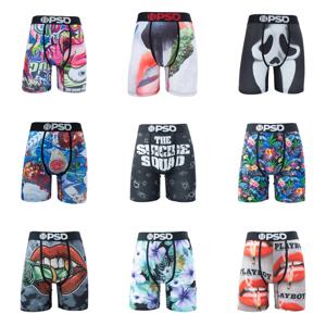 섹시한 남자 속옷 복서 통기성 남자 Boxershorts 남자 팬티 팬티 플러스 사이즈 패션 인쇄 남자 복서 팬티 트렁크